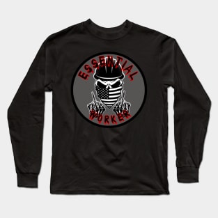 Essential Worker - Middle Fingers Long Sleeve T-Shirt